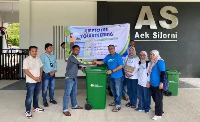 BPJS Ketenagakerjaan Padangsidimpuan Ajak Warga Jaga Kebersihan Aek Sijorni