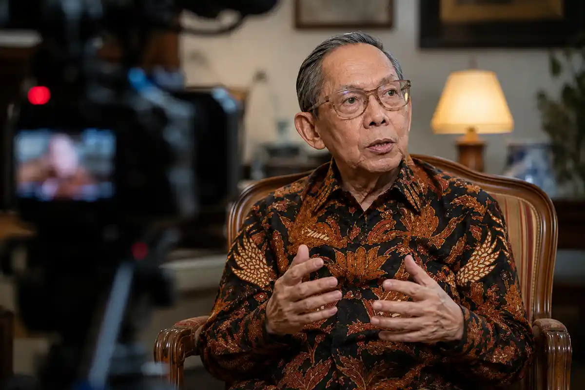 Wawancara Ginandjar Kartasasmita terkait peristiwa sejarah Reformasi 1998.