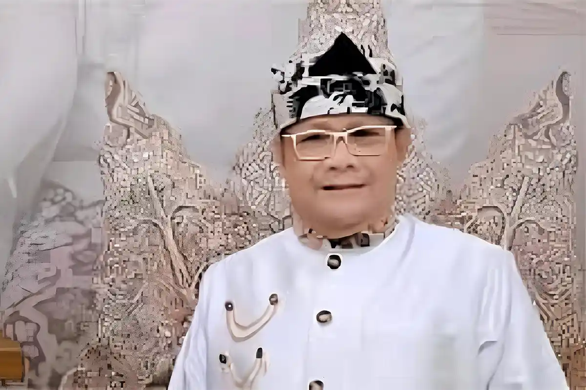 Ki Dalang Dadan Sunandar Sunarya saat diwawancarai mengenai seni wayang golek