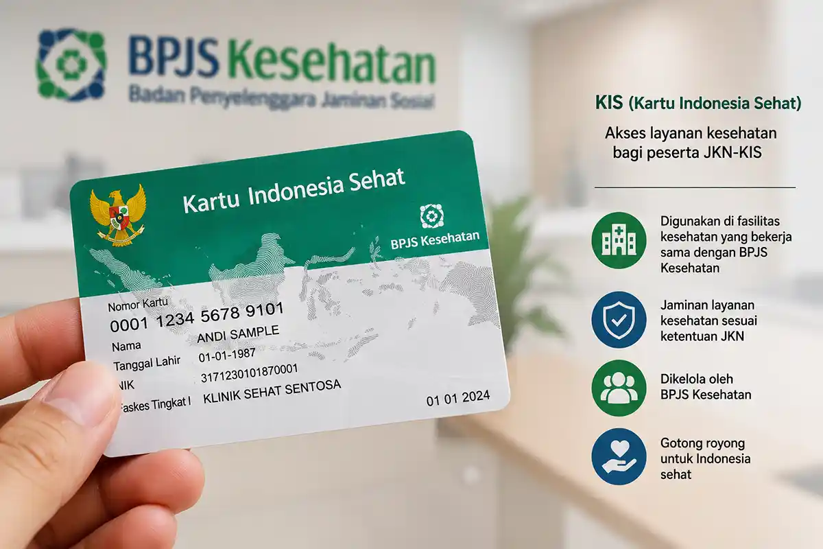 Kartu Indonesia Sehat BPJS KIS program pemerintah untuk layanan kesehatan gratis masyarakat Indonesia